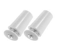 HOOTNEE Topes para Persianas Enrollables, 2 Piezas Blancas, Accesorios de Fijación para Ventanas, Tope Amortiguador Resistente y Ligero, Repuesto para Persianas Enrollables en Hogar