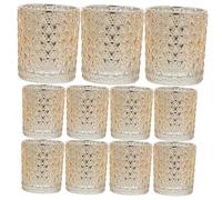 HOOTNEE Vela Aromática Taza Vacía 12 Piezas Candelabro De Escritorio Adorno De Cera De Soja
