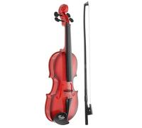 HOOTNEE Violín de Juguete para Pequeño de Plástico Seguro, Instrumento Musical Educativo para Principiantes, Modelo Vintage para Desarrollo Musical y Decoración Infantil