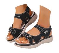 HOOUDO Sandali Chiusi Davanti Donna Mode Sandalias De Mujer Ligera Chanclas Flexibles Cómoda Elegantes Zapatos Verano Práctica Pies Anchos Zapatos Uso Diario