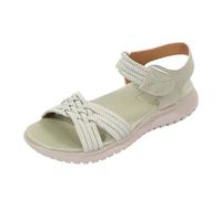 HOOUDO Sandali Chiusi Davanti Donna Mode Sandalias De Mujer Verano Ligeras Chanclas Antideslizantes Ligera Elegante Zapatos Verano Práctica Pies Anchos Zapatos Uso Diario