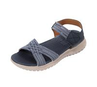 HOOUDO Sandali Donna Chiusi Davanti Mode Sandalias De Mujer Verano Ligeras Chanclas Antideslizantes Ligera Elegante Zapatos Verano Práctica Pies Anchos Zapatos Uso Diario
