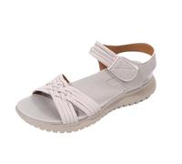 HOOUDO Sandali Donna Chiusi Davanti Mode Sandalias De Mujer Verano Ligeras Chanclas Antideslizantes Ligera Elegante Zapatos Verano Práctica Pies Anchos Zapatos Uso Diario