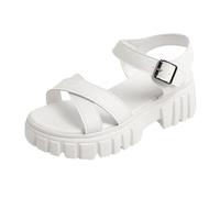 HOOUDO Sandali Donna Chiusi Davanti Mode Sandalias Mujer Ligeras Chanclas Flexibles Cómoda Elegante Zapatos Verano Resistente Tallas Grandes Zapatos Uso Diario