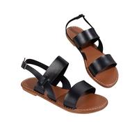 HOOUDO Sandali Donna Chiusi Davanti Mode Sandalias Mujer Verano Ligera Chanclas Transpirables Ligera Estables Zapatos Verano Flexible Tallas Grandes Zapatos Uso Diario