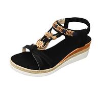 HOOUDO Sandalias Comodas Mujer,Sandalias Mujer Plataforma,Zapatos Cómodos,Zapatos Casual,Chanclas Piscina Antideslizante,Chanclas Fila,Zapatillas de Agua,Zapatillas Piel