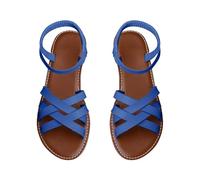 HOOUDO Sandalias Comodas Para Caminar Sandalias Rojas Zapatos Vestir Zapatos Verano Ortopedicas Piel Verano Blanco
