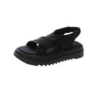 HOOUDO Sandalias Mujer Plataforma,Sandalias Flip Flop Mujer,Zapatos Verano,Zapatos Ortopedicos,Zapatillas Negras,Zapatillas Casual