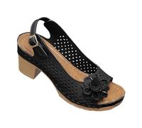 HOOUDO Sandalias Plataforma Mujer,Sandalias Azul Marino,Tinte Zapatos,Zapatos Rojos de Tacon,Chanclas Piscina Antideslizante,Chanclas Plataforma,Zapatillas Casual,Zapatillas Playa