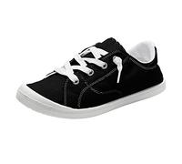 HOOUDO Zapatillas Caminar Mujer Zapatillas Fascitis Plantar Zapatos Deportivos Zapatos Destalonados Casual Blancas Y Negras Blancas