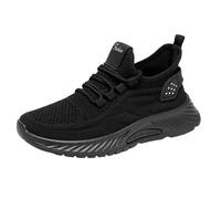 HOOUDO Zapatillas Lona Mujer,Zapatillas Senderismo Mujer,Zapatos Antideslizantes Zapatos Deportivos Blancas Piel Negras Vestir Vestir Brillo Blancas