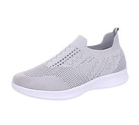 HOOUDO Zapatillas Padel Mujer,Zapatillas Mujer Verano,Zapatos Primavera Zapatos Pies Anchos Blancas Piel Only para Caminar de Verano Vestir Brillo Casual Vestir Verano