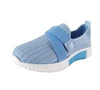 HOOUDO Zapatillas para Andar Mujer Zapatillas Barefoot Mujer Zapatos Destalonados Zapatos Vestir Blancas Casual Plataforma Negras