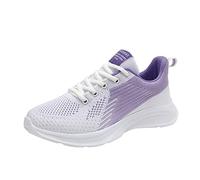 HOOUDO Zapatillas Plataforma Mujer,Zapatillas Deportivas Mujer,Zapatos Blancos Zapatos Pies Anchos Ortopedicas Trabajo Deporte Sin Cordones Verano con Plataforma de Verano Sin Cordones