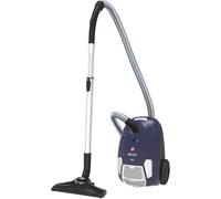Hoover Brave BV61PET, Aspirador de Trineo con Bolsa, Potente 700 W, Gran Capacidad 2,3 L + Vaciado sin Contacto, Tubo Extensible y Radio de acción 7,5 m, silencioso, Compacto + Cepillo Especial para