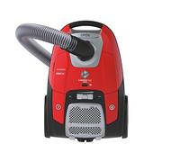 Hoover H-Energy 500 HE510HM0 11 Aspiradora con Bolsa, con Cable, 700 W, 3,5 l, Filtro de Epa, Cepillo All Floors, Alcance 9 m, Rojo