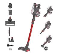 Hoover H-FREE 100 ESPECIAL MASCOTAS HF122GPT Aspiradora Escoba sin Cable, sin Bolsa, 3 en 1: Escoba, de Mano y Vertical, Cepillo Mascotas y Tapicerías, Autonomía 40min, Posición Parking, 6500Pa