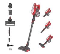 Hoover HF122RH 011 Aspiradora escoba Batería Secar Tela Sin bolsa 0,9 L 170 W Rojo, Plata