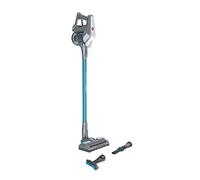 Hoover H-FREE 300 HYDRO HF322YHM, Aspiradora escoba sin cable, aspira y friega, motor directo por impulsos, localizador de polvo, carga rápida 2,5h, 40min, batería extraíble, Azul