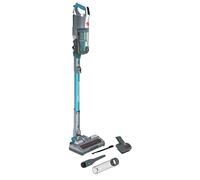 Hoover H-FREE 500 Hydro Plus HF522YSP - Aspiradora escoba sin cable, Aspira y friega a la Vez, Motor Direct Impulse, 15.500 Pa, 69cm almcenaje, 45 min, Carga rápida, Cepillo tapicería y mascotas,Azul