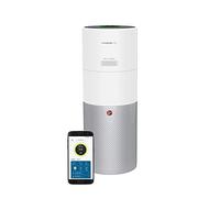 Hoover H-PURIFIER 700 - HHP70CAH - Purificador de aire inteligente, Difusor y humidificador, Multisensores, Wi-Fi, Filtro triple capa (hepa 13), Inactivación polen, Alertas CO, CADR 330m3/h, Blanco