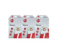 Hoover H81 Kit de Bolsas de Microfibra 3 paquetes de 4 bolsas, Extrafiltrantes y Anti Olor, Original, White (35602586)