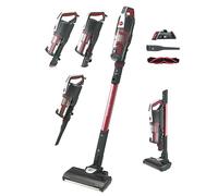 Hoover HF500 Plus Home HF522STH Aspiradora Escoba sin Cable, Accesorio 2 en 1, 45 min, Carga ultrarápida 2.5h, 15500 Pa, Dual led localizador de Polvo, Color Rojo
