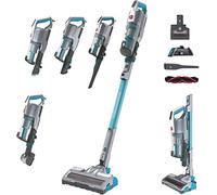 Hoover HF522YSE Aspiradora inalámbrica con luz y 2 baterías, aspiradora 3 en 1 con función de fregona y aspiradora de Mano, 60 Minutos de Tiempo de Funcionamiento, con función de estacionamiento