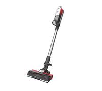 Hoover HF9 Home HF910H, Aspiradora Escoba sin Cable, sin Bolsa, 3 en 1, Escoba, de Mano y Vertical, Cepillo Antienredos, Autonomía 30 min, Color Gris/Rojo