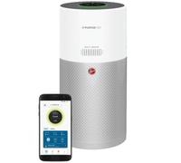Hoover HHP50 Purificador de Aire para Habitaciones Grandes hasta 110m², CADR 330m³/h, Filtro HEPA H13, Sensores VOC, CO, Temperatura y Humedad