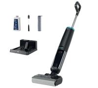 Hoover HW3 - Aspirador y fregasuelos inalámbrico 2 en 1 seco y húmedo - para Suelos delicados y Duros - 40 min autonomía - Anti-Twist - Autolimpieza Aire frío - Limpieza Bordes Bilateral [HW3Z00]