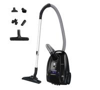 Hoover Telios - Aspirador con Bolsa: Compacto, silencioso (69 dBA), Bolsa de 3,5L, con Cable, Boquilla para parquet, Accesorios Integrados, Radio de acción de 9,6 m, Filtro EPA12 [TXLZ72HM]