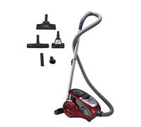 Hoover XARION XP25 Aspirador Trineo sin bolsa, tecnología multiciclónica, Accesorio para mascotas y todo tipo de superficies, 1.5 Litros, 75 Decibeles, Shiny Flame Rojo Metálico