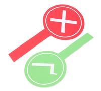 HOOWIFFY 2 Paletas de Mano de Espuma Doble Cara para Votación Verdadero o Falso, Diseño Portátil para Actividades y Juegos Infantiles, Accesorio Adecuado para Reuniones y Diversión