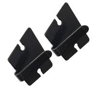 HOOWIFFY 2 Piezas Soporte Adhesivo Doble para Micrófono de Coche y Camión | Metal, Base Adhesiva sin Taladro, Diseño Discreto, Sujeción para Cables y Radios de Dos Vías