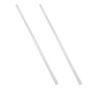 HOOWIFFY 2 Piezas Varilla de Vidrio de Cuarzo para Laboratorio, Resistente y Confiable, Alta Pureza de Material, Adecuado para Crisoles y Preparación de Aleaciones o Suspensiones Cerámicas