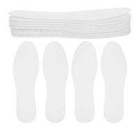 HOOWIFFY 20 Pares de Plantillas Desechables para Zapatos Deportivos y Botas, Transpirables y Absorbentes de Sudor, Hechas de Papel Blanco para Uso Diario y Actividades Deportivas