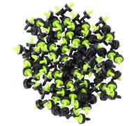 HOOWIFFY 200 Unidades Goteador de Riego para Jardín y Viveros, Plástico Negro Conexión Rápida de 5.5 Mm y Distribución Uniforme del Agua para Plantas y Tomates