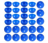 HOOWIFFY 25 Bolas de Sorteo de 3 Cm Azules, Plástico Pvc Reutilizable, Ligeras y Abiertas para Fiestas, Juegos de Rifa y Actividades Recreativas, Paquete de 25 Unidades