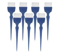 HOOWIFFY 7piezas Cepillo para Teñir Cabello Colores Surtidos Herramienta Profesional de Fibra Duradera para Mechas Balayage y Mezcla de Tintes Salones de Peluquería Color Color Aleatorio