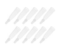 HOOWIFFY Abridor de Ampollas de 2 Ml Transparente, 10 Tapones Dispensadores de Plástico para Puntas Líquidas, Herramienta Segura para Uso en Laboratorio y Enfermería