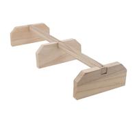 HOOWIFFY Barra de Asador de Pollos de Madera Khaki, Relajante para Palomas y Aves, Complemento Funcional para Gallinas y Mascotas