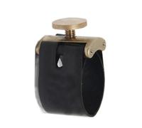 HOOWIFFY Clip Alto Ligero y Resistente de Metal y Pu para Boquilla de Saxofón Fácil de Instalar para Accesorios de Instrumentos Musicales de Viento