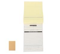 HOOWIFFY Cuaderno de Recibos de Trabajo sin Carbono Papel Blanco y Cubierta Reforzada Portátil Formularios de 2 Partes para Trabajos Móviles y Negocios al Aire Libre