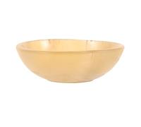 HOOWIFFY Cuenco Pequeño de Cuerno Natural para Salsa y Vino, Tazón Decorativo Beige, Fácil de Almacenar y Adecuado para Aperitivos en Vajilla Rústica