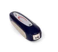 HOOWIFFY Detector de Dinero Portátil de Mano Luces UV y Cuerpo Abs Azul para Detección Rápida de Billetes Falsos y Autenticidad Segura