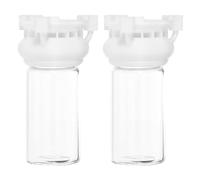 HOOWIFFY Dispensador de Agua para Hormigas 2 Piezas 10 Ml Comedero de Plástico Transparente para Nidos de Hormigas Jardín Riego Suministros para Alimentación y Bebida Animales Pequeños