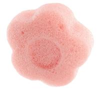 HOOWIFFY Esponja Facial Limpiadora Forma de Flor Esponja Vegetal Tamaño Pequeño Color Rosa para Cuidado Facial y Limpieza Profunda