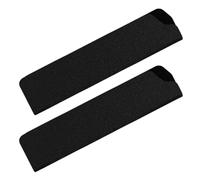 HOOWIFFY Fundas para Cuchillos de Viaje Flocadas, Protectores para Cuchillos 3-3,5 Pulgadas, Juego de 2 Piezas, Funda Rectangular Negra para Exteriores y Uso Portátil