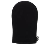 HOOWIFFY Guante Autobronceador de Tejido Flocado Negro, Tamaño Mediano, Aplicador para Loción y Aceite Corporal, Kit Reutilizable para Bronceado sin Sol y Cuidado Piel
